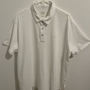 Rag & Bone White Mens Polo - XL